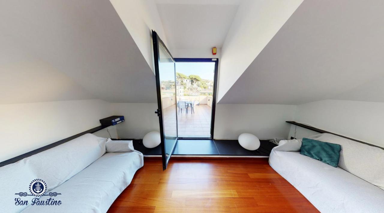 Welcome Riviera - Attico San Faustino 165 Mq Piu 110 Mq Di Terrazza- In Villa 700 ,Vista Mare Strepitosa-100 M Dalla Spiaggia-Parking Esclusivo Rapallo Exterior foto