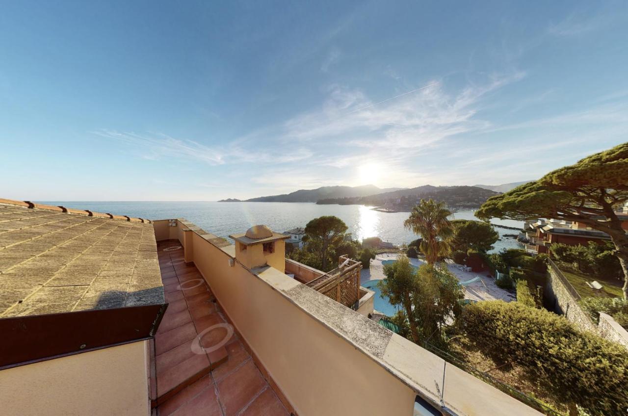 Welcome Riviera - Attico San Faustino 165 Mq Piu 110 Mq Di Terrazza- In Villa 700 ,Vista Mare Strepitosa-100 M Dalla Spiaggia-Parking Esclusivo Rapallo Exterior foto