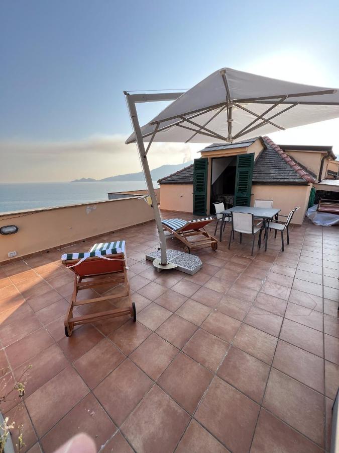 Welcome Riviera - Attico San Faustino 165 Mq Piu 110 Mq Di Terrazza- In Villa 700 ,Vista Mare Strepitosa-100 M Dalla Spiaggia-Parking Esclusivo Rapallo Exterior foto