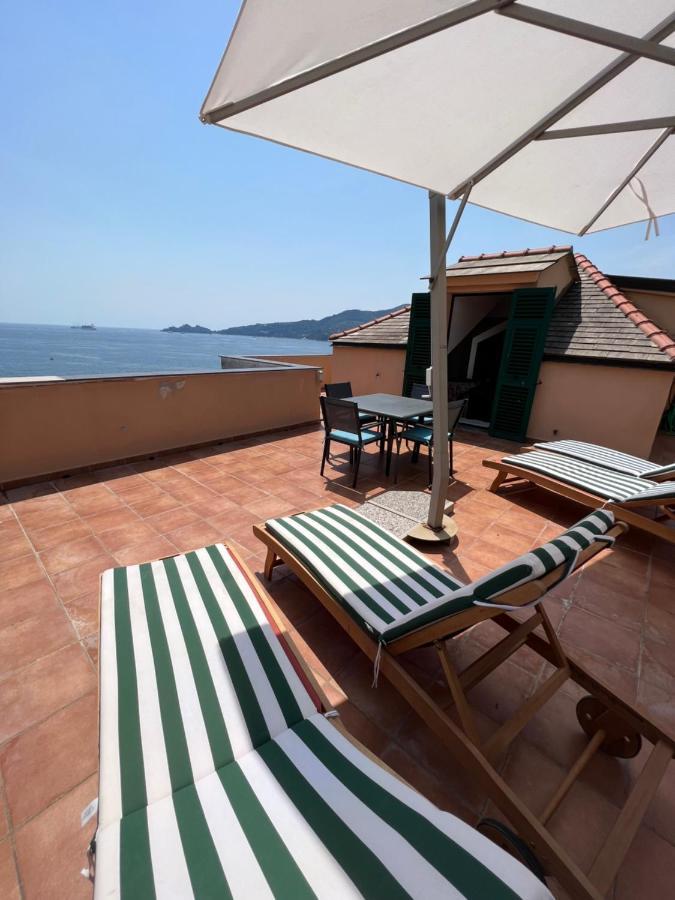 Welcome Riviera - Attico San Faustino 165 Mq Piu 110 Mq Di Terrazza- In Villa 700 ,Vista Mare Strepitosa-100 M Dalla Spiaggia-Parking Esclusivo Rapallo Exterior foto